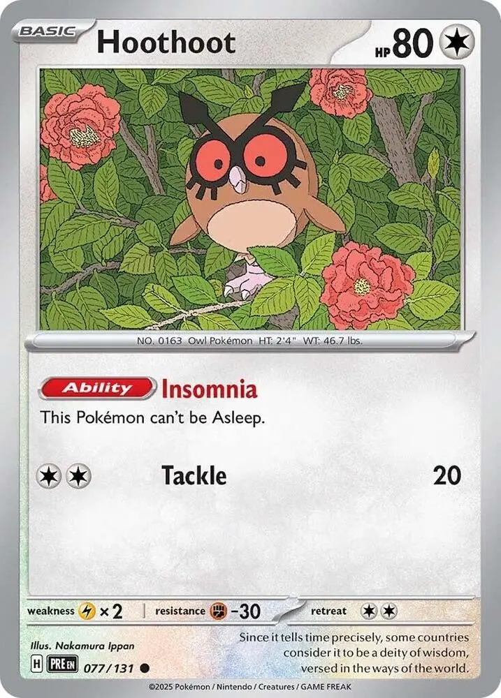 Hoothoot (077/131) [Scarlet & Violet: Prismatic Evolutions] 1