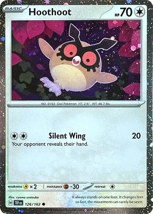 Hoothoot (126/162) (Cosmos Holo) [Scarlet & Violet: Black Star Promos] 1