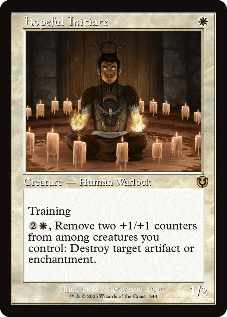 Hopeful Initiate (Retro Frame) [Innistrad Remastered] 1