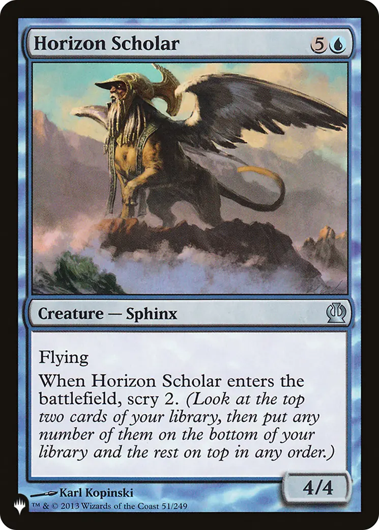 Horizon Scholar [The List] 1