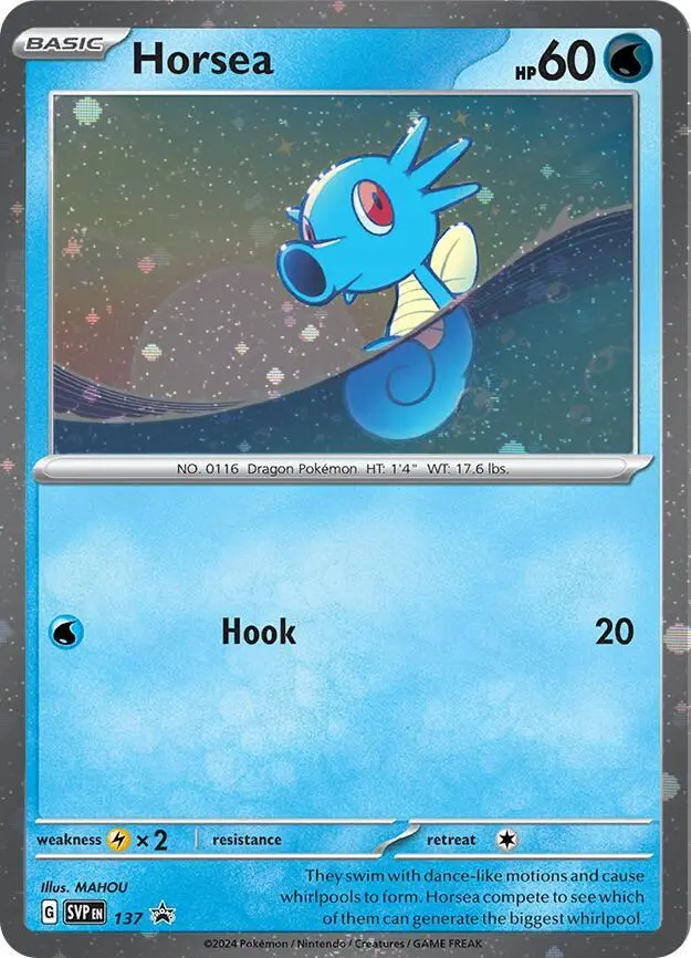 Horsea (Svp137) (Cosmo Holo) [Scarlet & Violet: Black Star Promos] 1