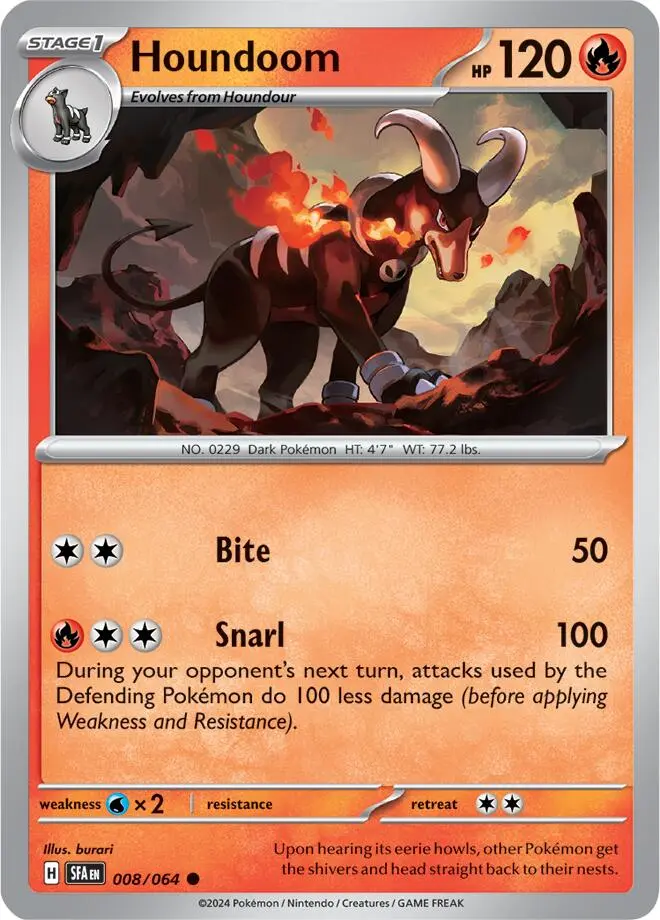 Houndoom (008/064) [Scarlet & Violet: Shrouded Fable] 1