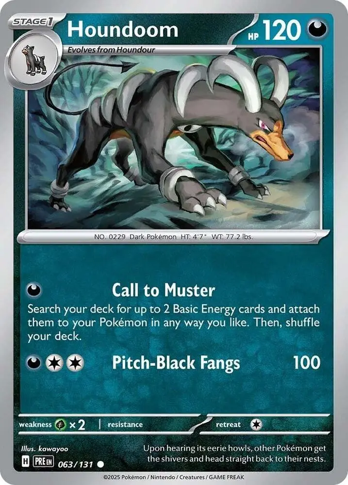 Houndoom (063/131) [Scarlet & Violet: Prismatic Evolutions] 1