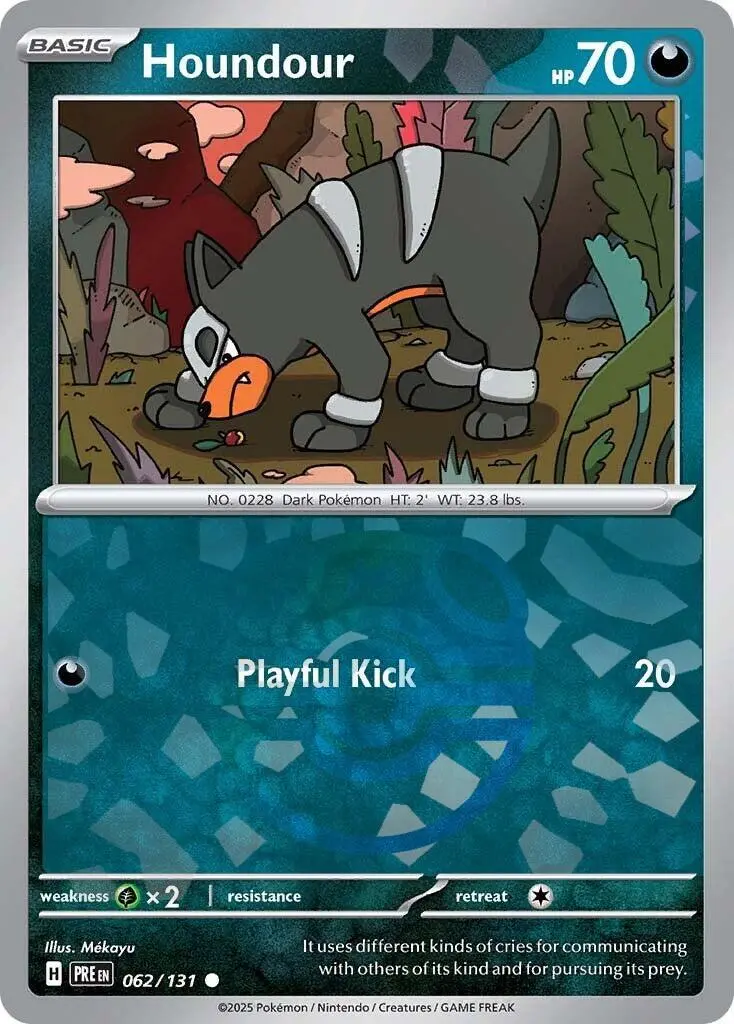 Houndour (062/131) (Master Ball Pattern) [Scarlet & Violet: Prismatic Evolutions] 1