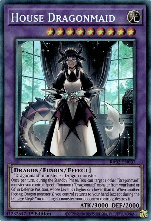 House Dragonmaid (Cr) [Ra03-En037] Prismatic Collector's Rare 1