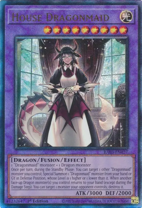 House Dragonmaid (Utr) [Ra03-En037] Prismatic Ultimate Rare 1