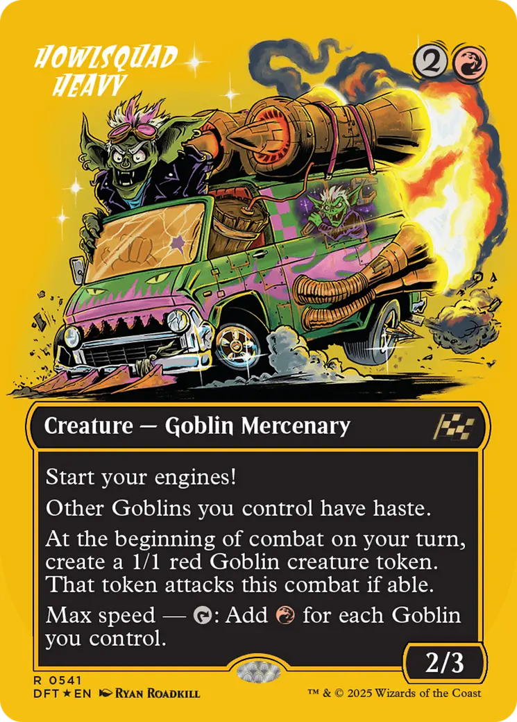 Howlsquad Heavy (Borderless) (First-Place Foil) [Aetherdrift] 1
