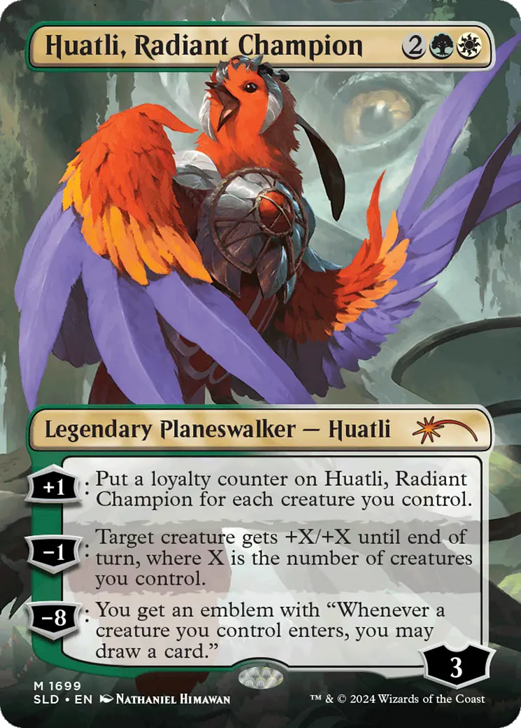 Huatli, Radiant Champion (Rainbow Foil) [Secret Lair Drop Series] 1