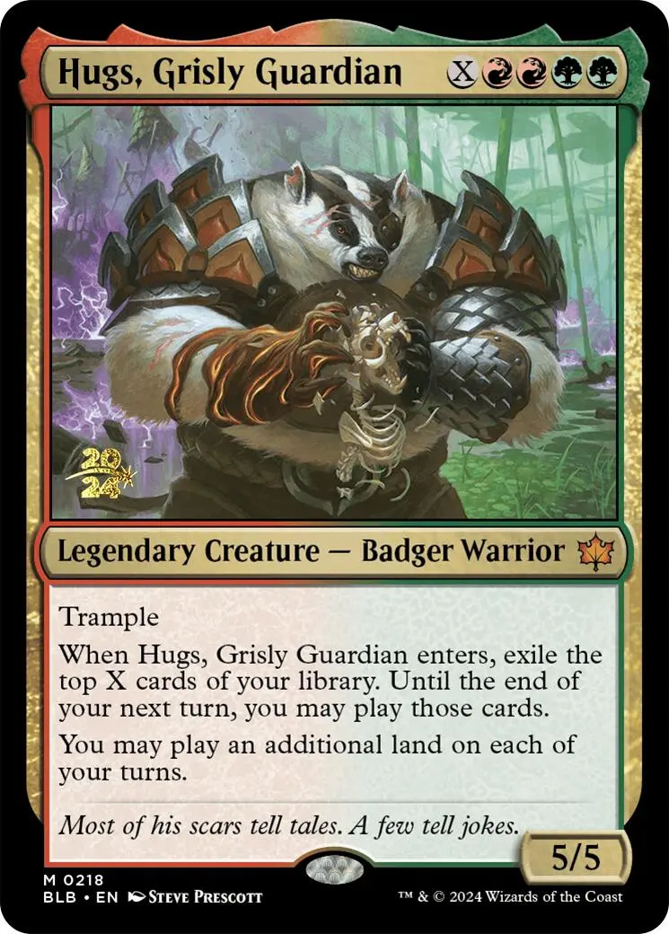 Hugs, Grisly Guardian [Bloomburrow Prerelease Promos] 1