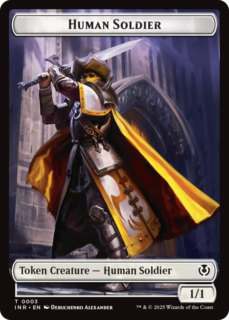 Human Soldier (0003) // Clue Double-Sided Token [Innistrad Remastered Tokens] 1