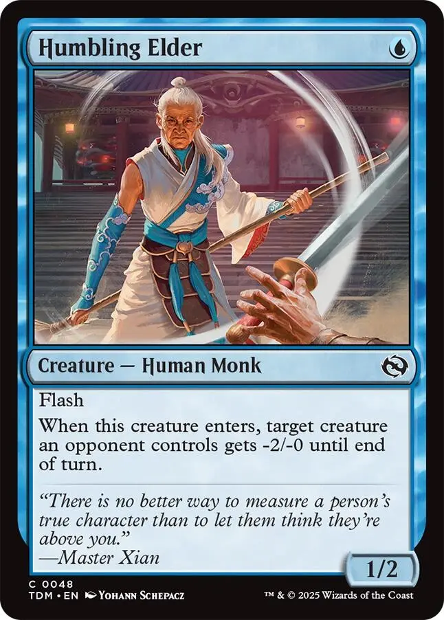 Humbling Elder [Tarkir: Dragonstorm] 1