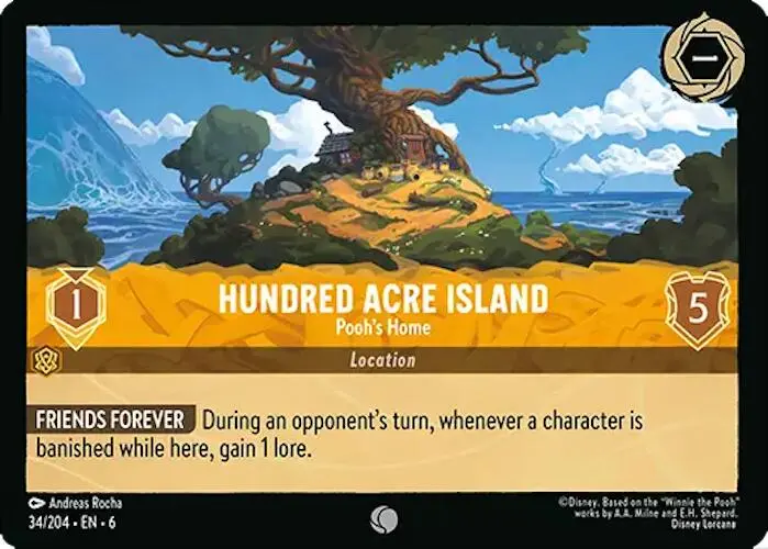 Hundred Acre Island - Pooh's Home (34/204) [Azurite Sea] 1