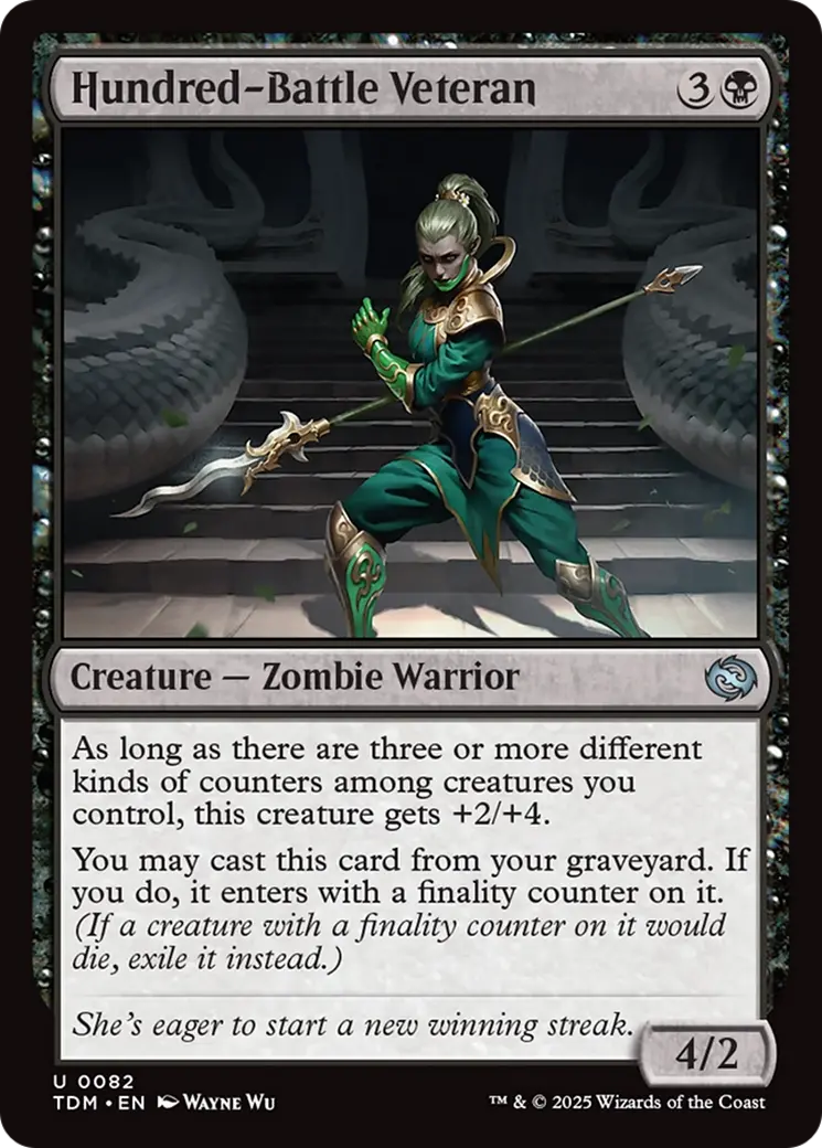 Hundred-Battle Veteran [Tarkir: Dragonstorm] 1