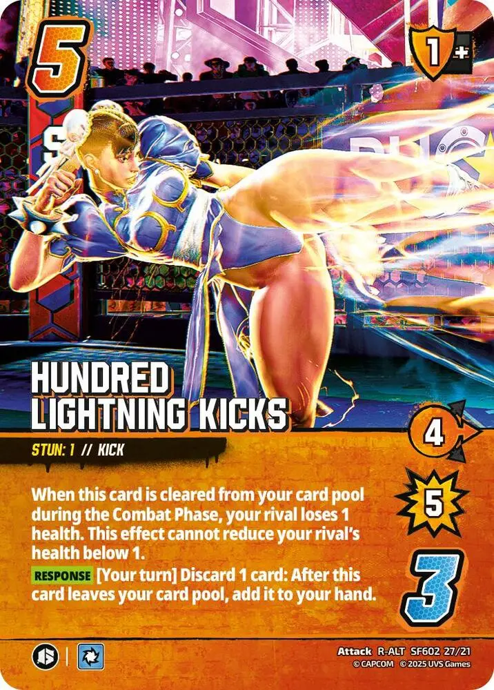 Hundred Lightning Kicks (Alternate Art) - Challenger Series: Street Fighter 6 (Sf6) 1