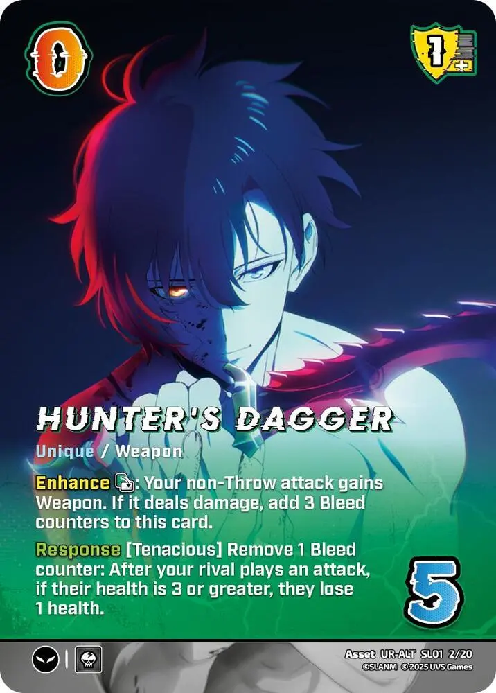 Hunter's Dagger (Alternate Art) - Challenger Series: Solo Leveling (Slo) 1