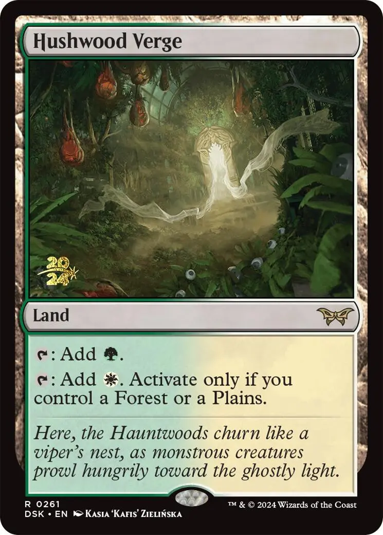 Hushwood Verge [Duskmourn: House Of Horror Prerelease Promos] 1