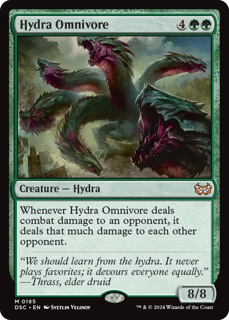 Hydra Omnivore [Duskmourn: House Of Horror Commander] 1