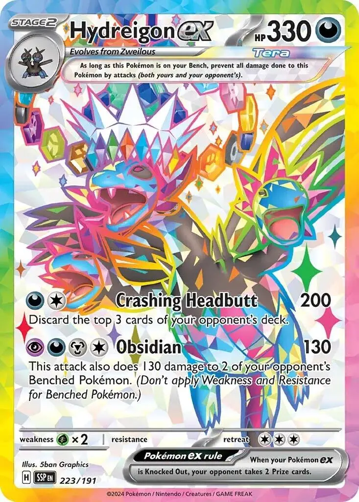 Hydreigon Ex (223/191) [Scarlet & Violet: Surging Sparks] 1