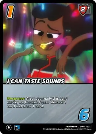 I Can Taste Sounds - Stk01 16/22 - C 1