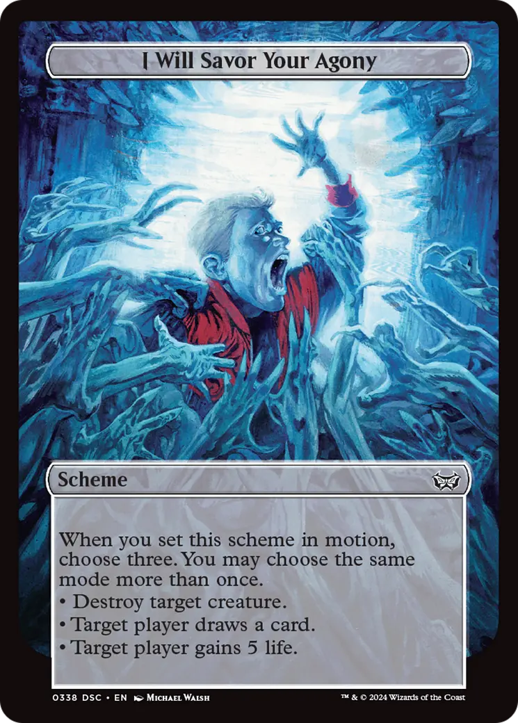 I Will Savor Your Agony (Full Art) [Duskmourn: Archenemy] 1