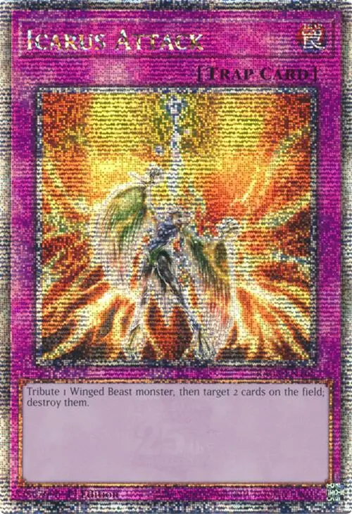 Icarus Attack (Quarter Century Secret Rare) [Ra03-En165] Quarter Century Secret Rare 1