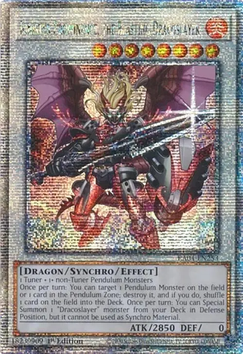 Ignister Prominence, The Blasting Dracoslayer [Ra04-En253] Quarter Century Secret Rare 1