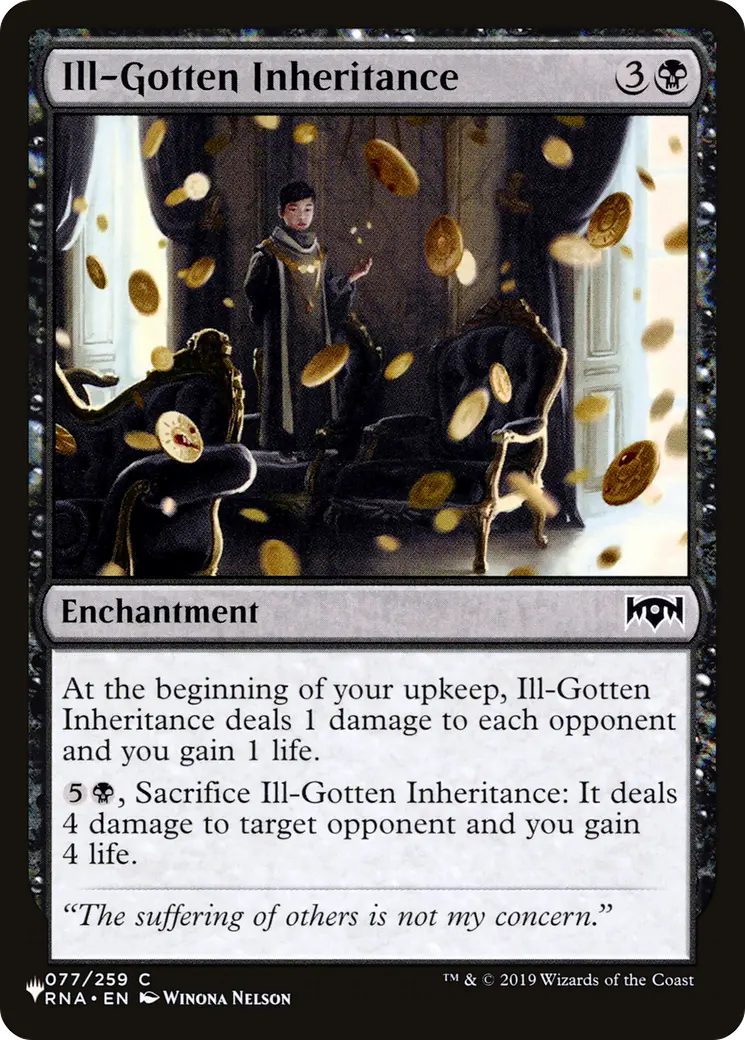 Ill-Gotten Inheritance [The List] 1