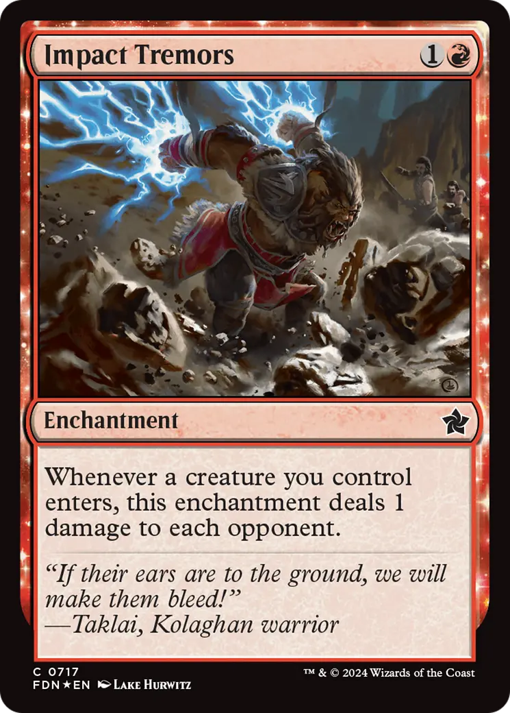 Impact Tremors [Foundations] 1