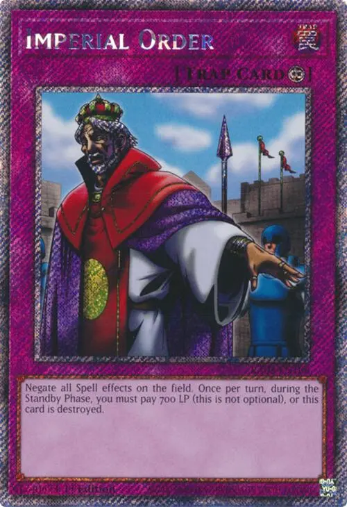 Imperial Order (Platinum Secret Rare) [Ra03-En106] Platinum Secret Rare 1