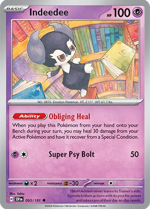 Indeedee (093/191) [Scarlet & Violet: Surging Sparks] 1
