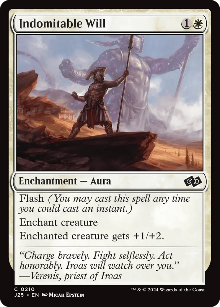 Indomitable Will [Foundations Jumpstart] 1