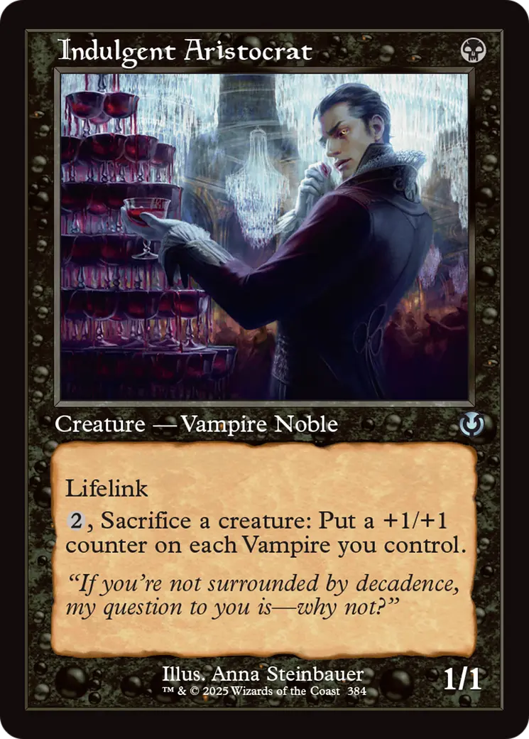 Indulgent Aristocrat (Retro Frame) [Innistrad Remastered] 1