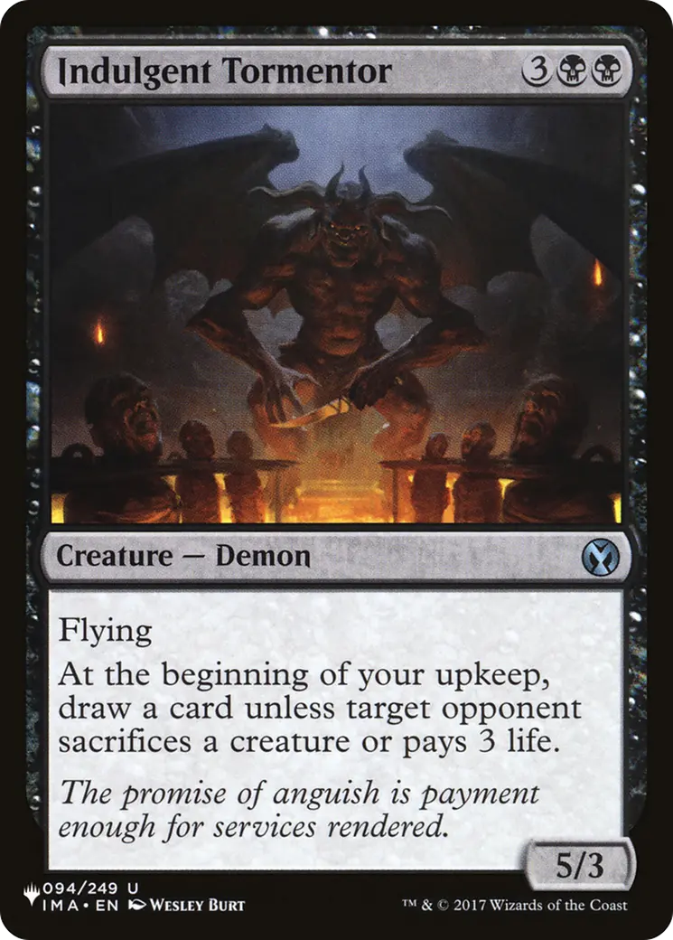 Indulgent Tormentor [The List] 1