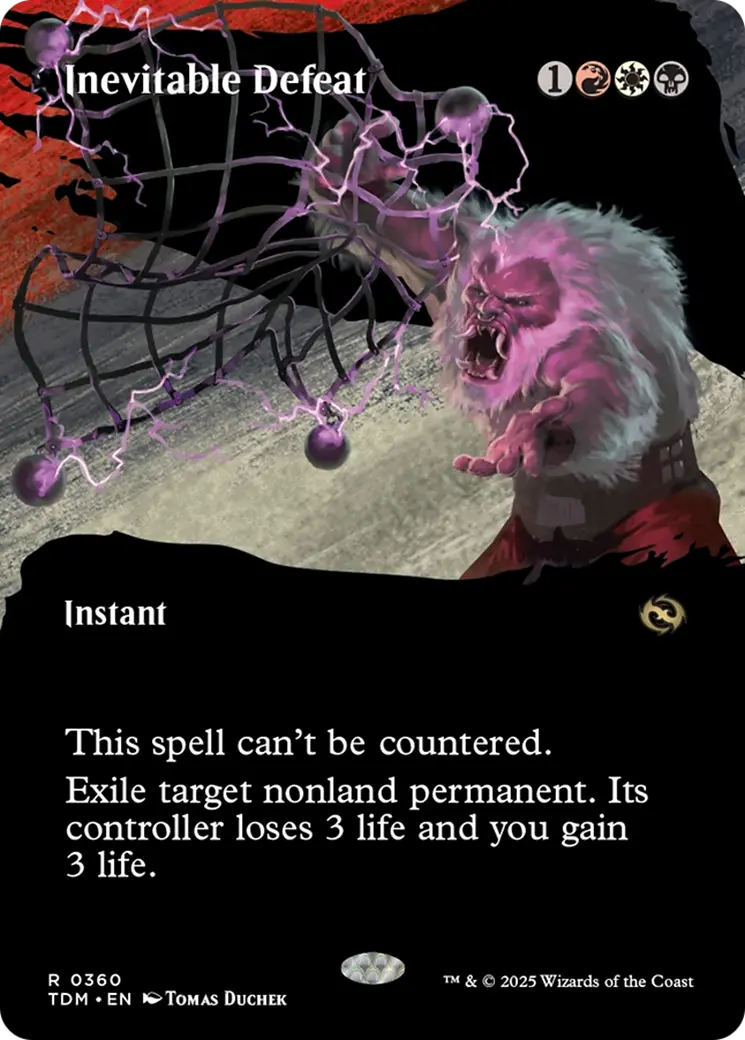 Inevitable Defeat (Borderless) [Tarkir: Dragonstorm] 1