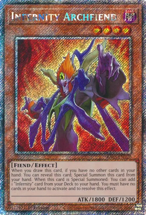 Infernity Archfiend (Platinum Secret Rare) [Ra03-En220] Platinum Secret Rare 1