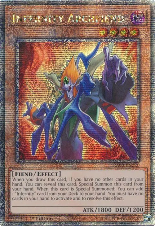 Infernity Archfiend (Quarter Century Secret Rare) [Ra03-En220] Quarter Century Secret Rare 1