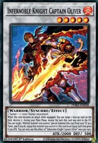 Infernoble Knight Captain Oliver [Phra-En038] Super Rare 1