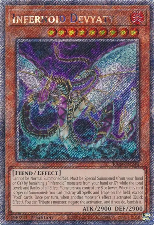 Infernoid Devyaty [Ra04-En248] Platinum Secret Rare 1