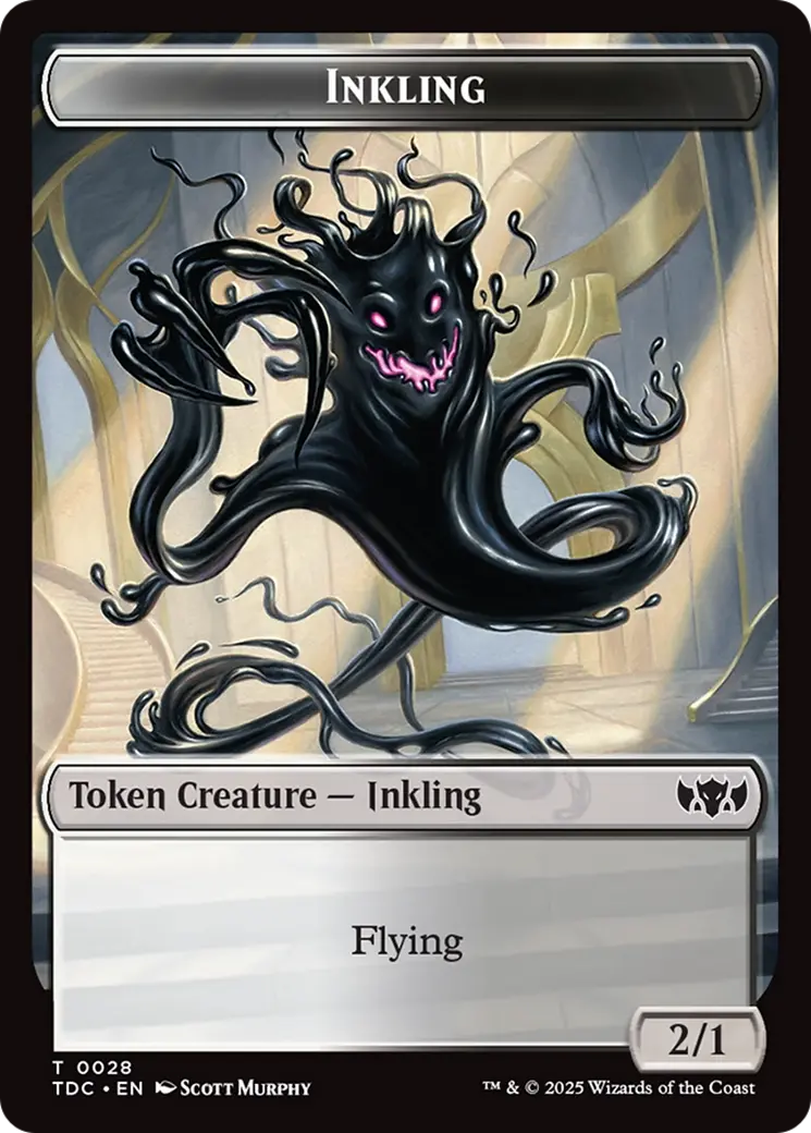 Inkling // Bird Double-Sided Token [Tarkir: Dragonstorm Commander Tokens] 1