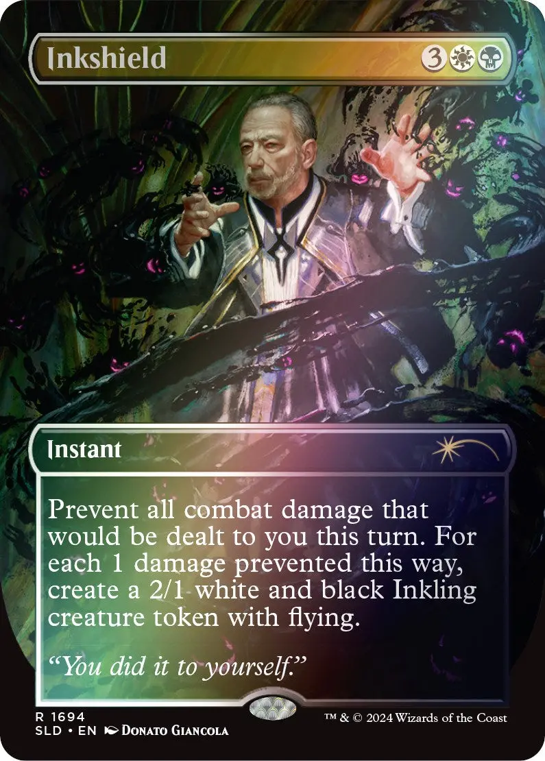 Inkshield (Rainbow Foil) [Secret Lair: Sheldon's Spellbook] 1
