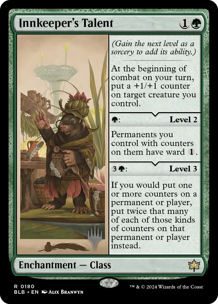 Innkeeper's Talent (Promo Pack) [Bloomburrow Promos] 1