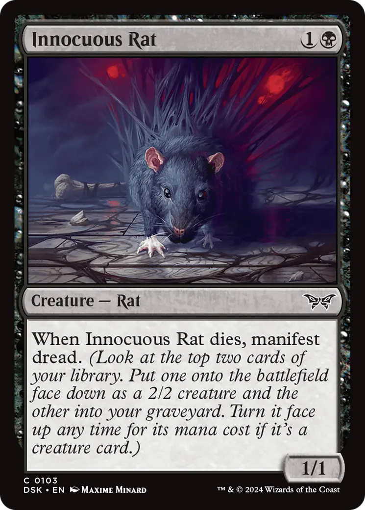 Innocuous Rat [Duskmourn: House Of Horror] 1
