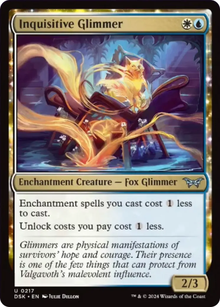 Inquisitive Glimmer [Duskmourn: House Of Horror] 1