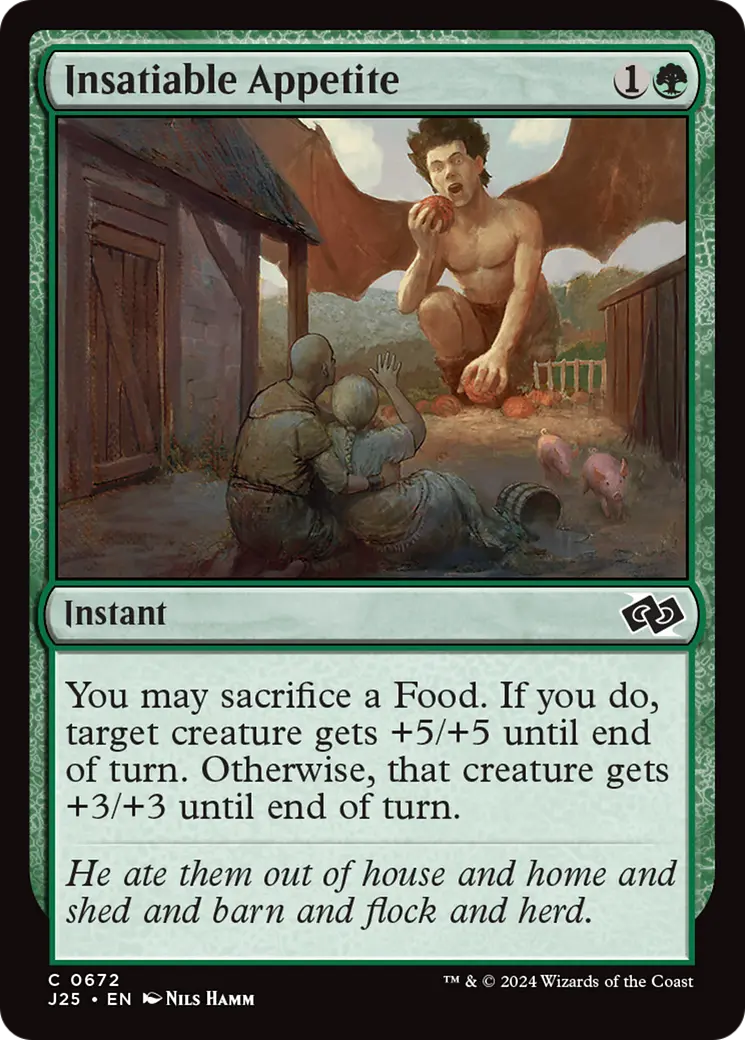 Insatiable Appetite [Foundations Jumpstart] 1