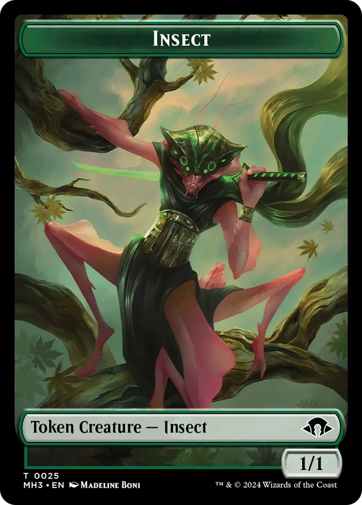 Insect // Energy Reserve Double-Sided Token [Modern Horizons 3 Tokens] 1