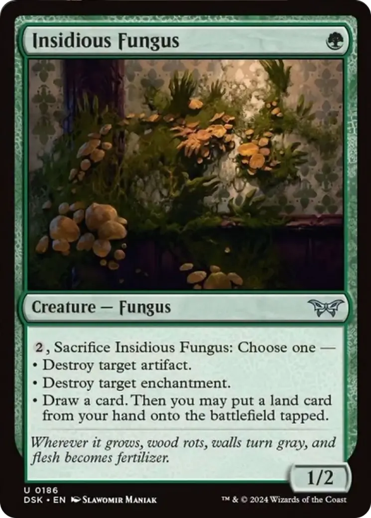 Insidious Fungus [Duskmourn: House Of Horror] 1