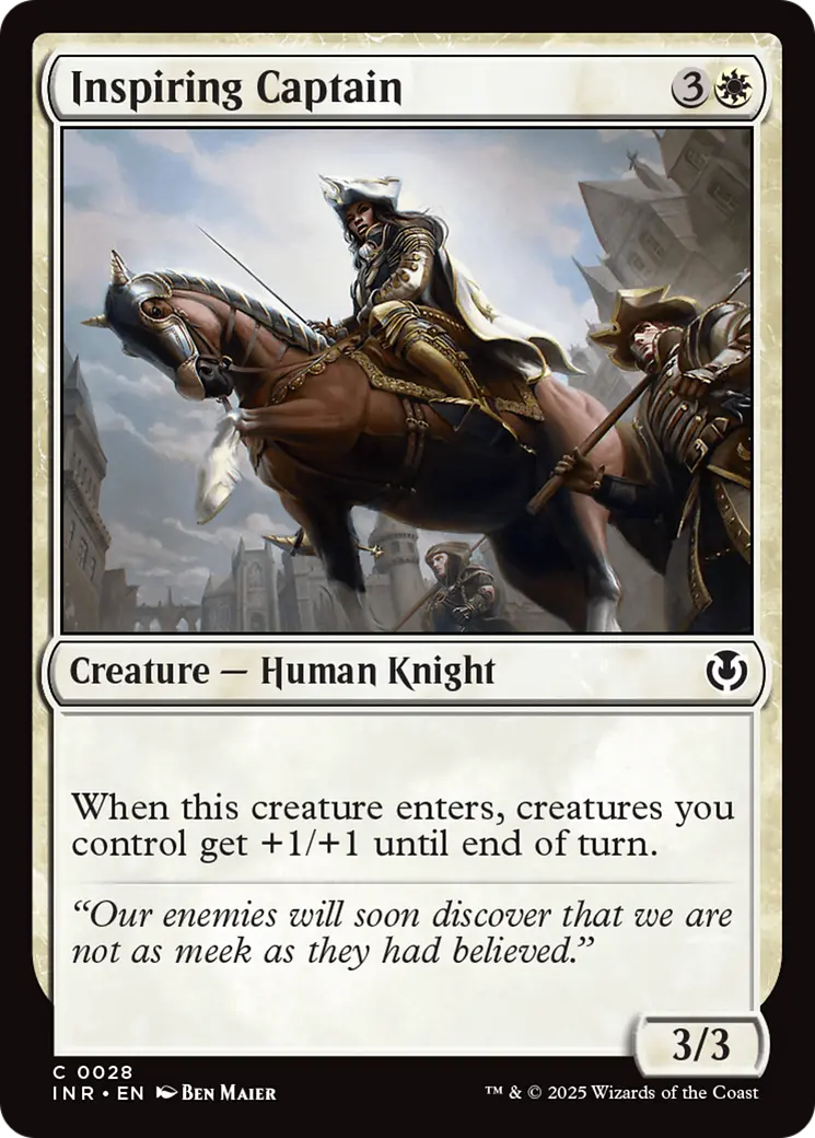 Inspiring Captain [Innistrad Remastered] 1