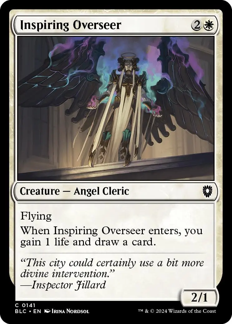 Inspiring Overseer [Bloomburrow Commander] 1