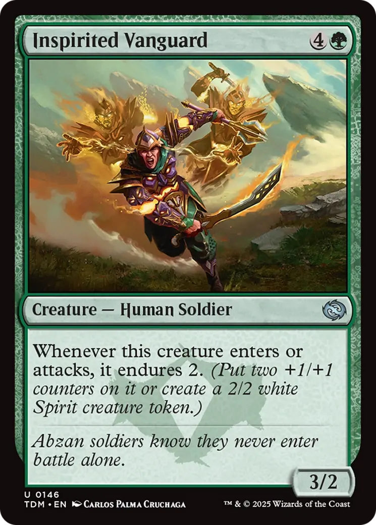 Inspirited Vanguard [Tarkir: Dragonstorm] 1