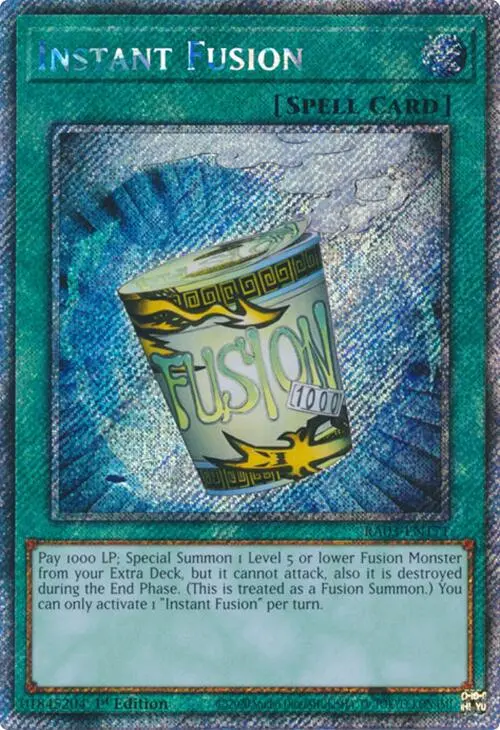 Instant Fusion (Platinum Secret Rare) [Ra03-En171] Platinum Secret Rare 1